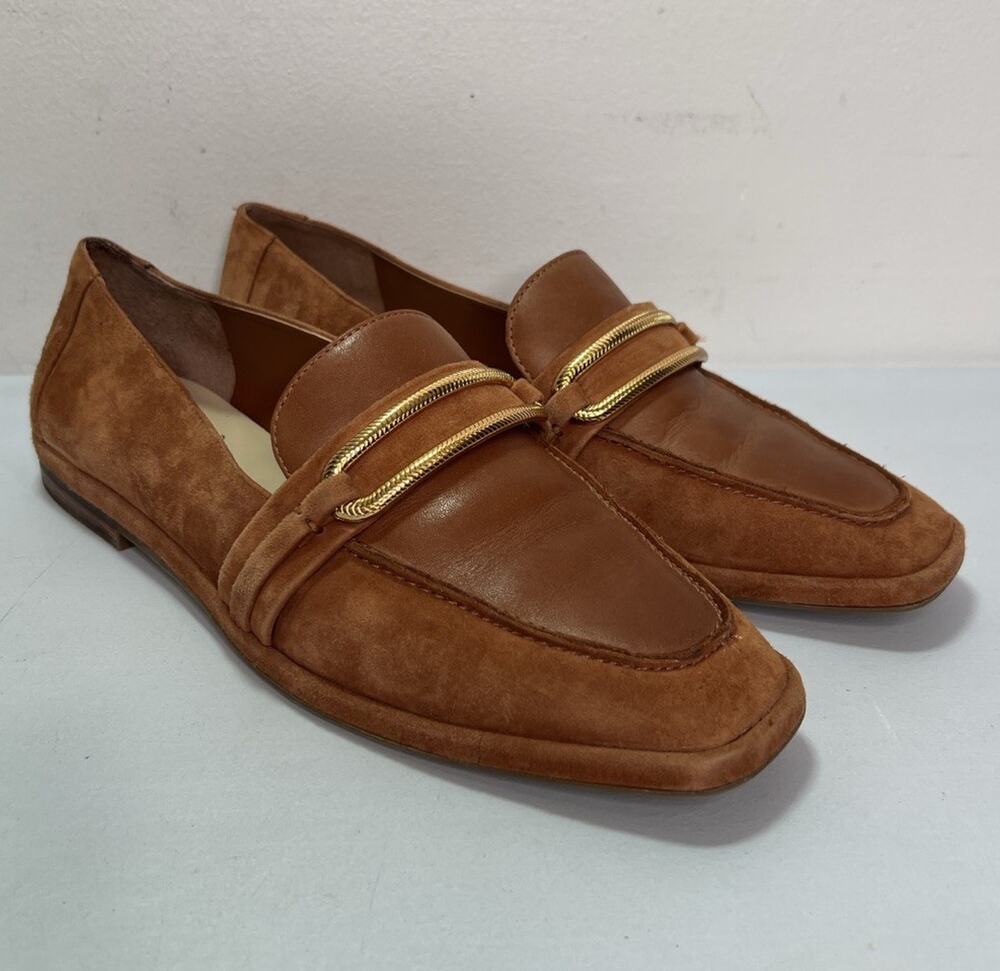 Vince Camuto Suede Women’s Henchila Brown Loafer Flats Size 9.5